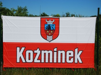 Flaga  Polski - Koźminek 